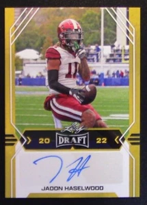 #750 2022 Leaf Draft #BA-JH3 Auto Eagles Gold PRC - Picture 1 of 2