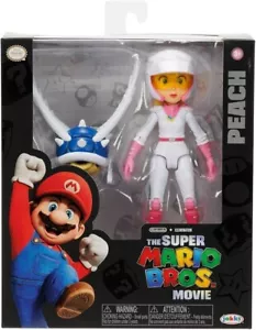 The Super Mario Bros. Movie Princess Peach con guscio action figure Jakks Nintendo - Foto 1 di 4
