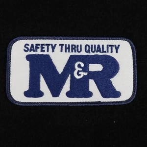 Safety Thru Qualität M&R Stickerei Patch Werbung Kfz Service Reparatur - Bild 1 von 5