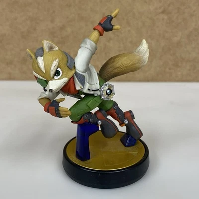 Figura Personaje Nintendo Amiibo Star Fox McCloud Super Smash Bros Juguete Foto 1 de 4