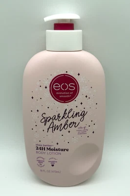 EOS Sparkling Amber Body Lotion 24H Moisture, 16 oz, Shea Butter Limited Edition - Image 1 of 4