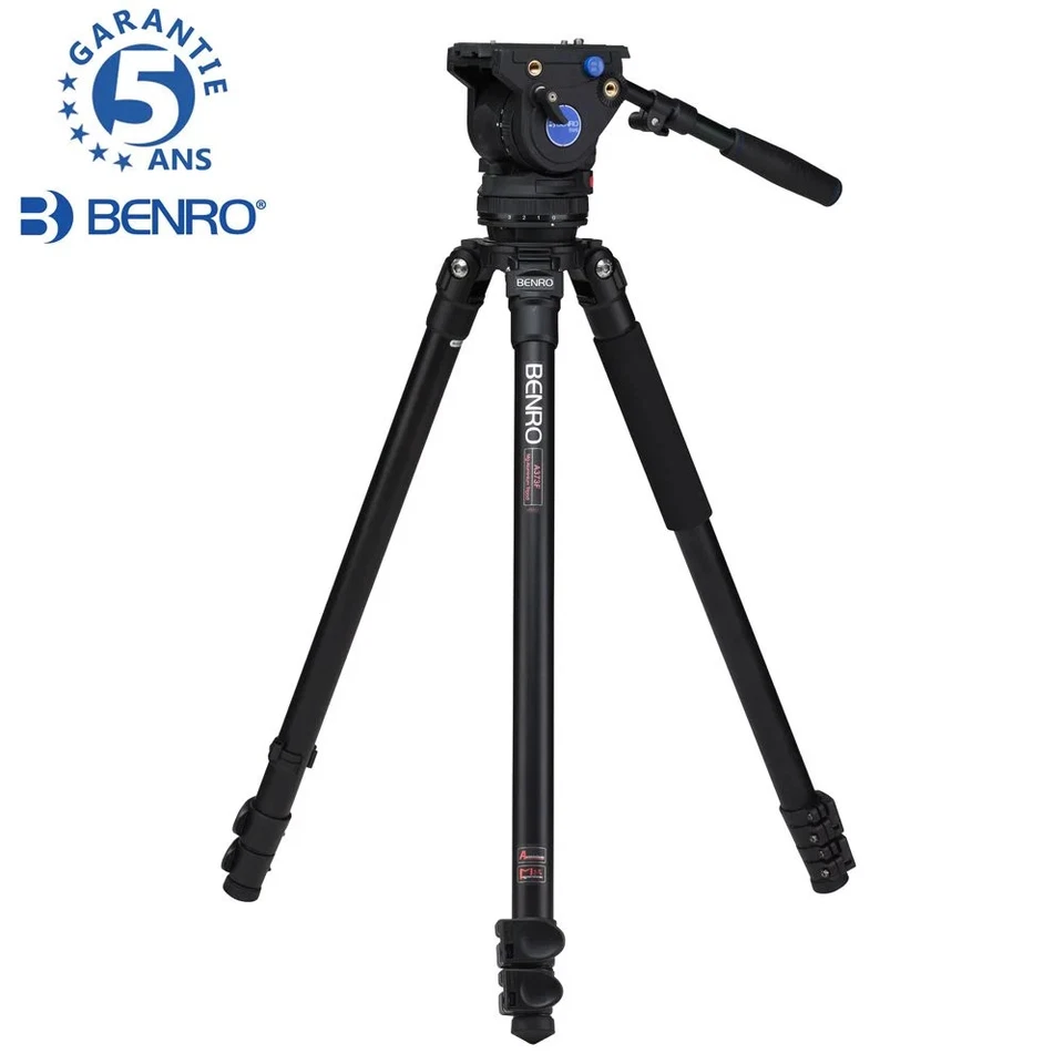 BENRO A373FBV6H Pro Kit Tripod Mono Tube Aluminum and Fluid Video Head BV6H - Image 1 of 1