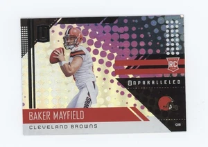 2018 Baker Mayfield Unparalleled Rookie RC Buccaneers - Picture 1 of 1