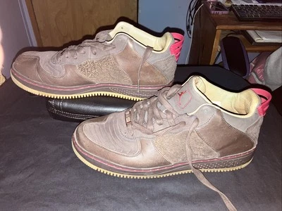 Nike Air Force 1 × Air Jordan 20 AJF 20 LOW LS Talla 11 CENIZA OSCURA/ROJO UNIVERSITARIO Foto 1 de 4