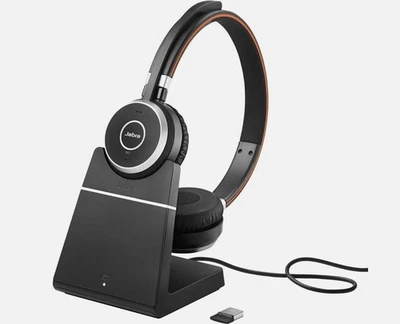 Jabra Evolve 65 MS Stereo with Charging Stand  **Inc VAT & 12m Warranty** - Image 1 of 4