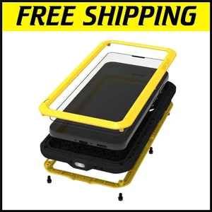 Coque Robuste Antichoc avec Protecteur d'écran Intégré pour Galaxy S23 FE - Jaune - Photo 1 sur 9