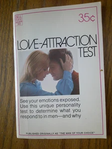 Vintage Dell Purse Book LOVE ATTRACTION TEST (The Man of Your Choice) - Picture 1 of 2