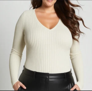Merino Rib Pullover von WOLFORD in ecrue - Bild 1 von 6