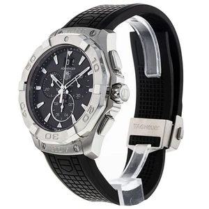 Tag Heuer Aquaracer Chronograph Black Dial Mens Watch - CAY1110.FT6041 - Picture 1 of 12