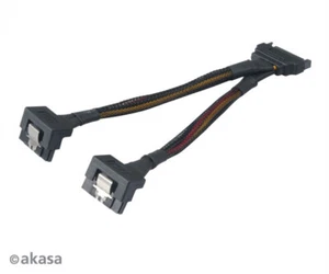 Cable divisor de alimentación SATA Akasa AK-CBPW15-15BK - Imagen 1 de 1