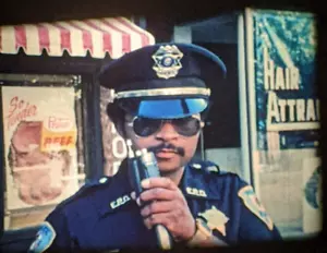 16mm Sound Film IB Tech Policeman thru Dogs Eyes color Cops Law Vet pet 1970's - Picture 1 of 19