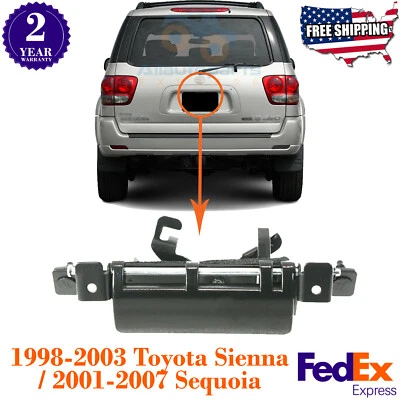 Manija de puerta trasera puerta levadiza para Toyota Seinna 1998-2003 / 2001-2007 Sequoia Foto 1 de 4