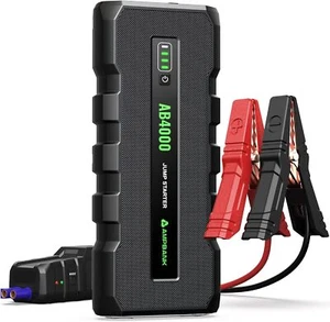 AMPBANK Jump Starter AB4000 12V 4000A 16000mAh Super Battery Booster For Vehicle - Picture 1 of 7