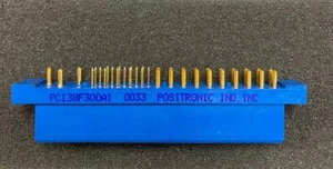 POSITRONICS PCI38F300A1 Backplane Connector 38-Pin Board Mount FEMALE **NEW**  - Picture 1 of 2