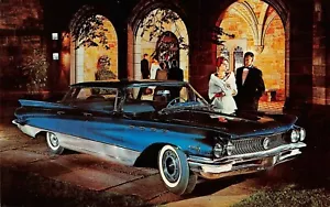 Cartolina pubblicitaria promozionale Buick Electra 225 serie 4 porte hard top 1960 concessionario - Foto 1 di 2