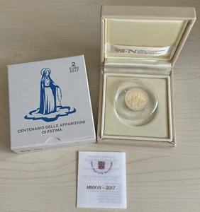 2 Euro PP Vatikan 2017, Hundertjahrfeier der Erscheinungen von Fatima - Bild 1 von 3