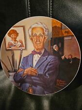 1978 Tribute to Norman Rockwell 1894-1978 Brentwood Collection Plate
