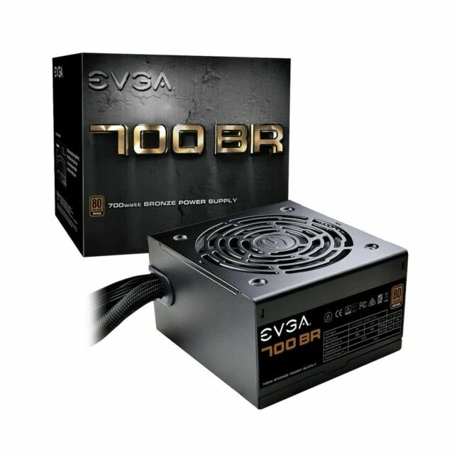 EVGA 700 BR 80+ Bronze 700W 3 Year Warranty Power Supply 100- BR-0700-K1 100-... - Image 1 of 1
