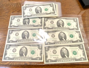 35 Consecutive 1995 $2 FRN's Gem CU CHRC - Picture 1 of 1