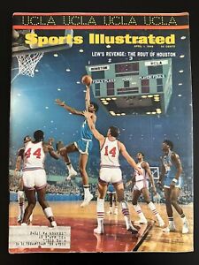 1968 Sports Illustrated Magazine Lew Alcindor UCLA Rout Houston