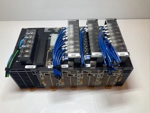 Omron SYSMAC CJ1M, with CPU11, CJ1W-PA202 power supply, 1D211, OC201 DIN Rail - Picture 1 of 12