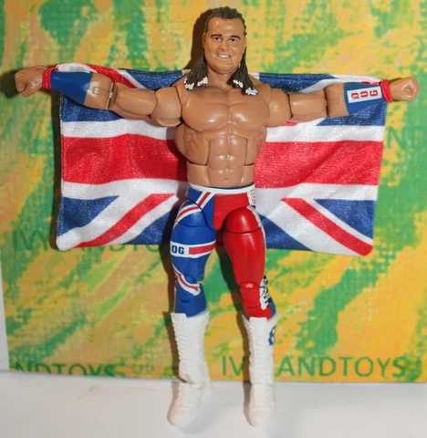 WWE The British Bulldog Action Figure Mattel Elite Wrestling Legends Series 94 Cover