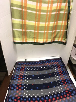 Винтажный шарф Echo зеленый 26 x 26 красный белый и синий 21 x 21 - Изображение 1 из 4