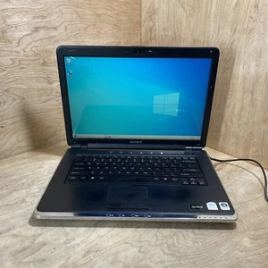 Sony VAIO VGN-CR120E Intel Core 2 Duo 1.80GHz | 4GB RAM | 160GB HDD | BAD BATT - Picture 1 of 10