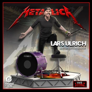 Lars Ulrich (Metallica) Rock Iconz™ Statue - Direct from KnuckleBonz - Picture 1 of 9