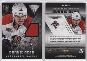 2013-14 Panini Anthology Titanium Update Gear Aleksander Barkov #RG-AB Rookie RC