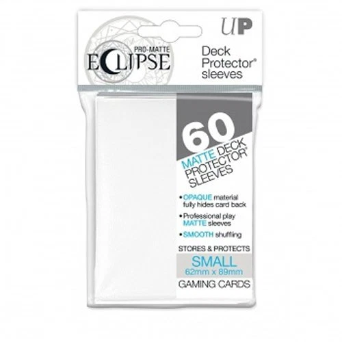 Ultra Pro Pro-matte Eclipse Deck Protector Sleeves Small 62mm X 89mm White