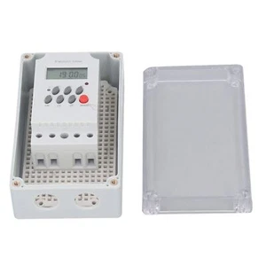 Swimming Pool Pump Timer Waterproof Digital Timer Box Programmable Time Control - Picture 1 of 24