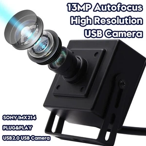 High Resolution PC Camera 13MP ELP USB Webcam 3840x2880 No Distortion Web camera - Picture 1 of 7