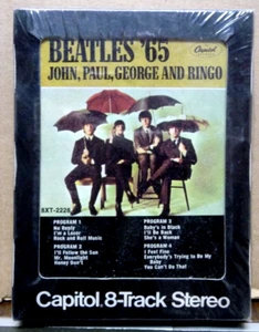 THE BEATLES '65 Capitol Records BRAND NEW & SEALED 8 Track Tape LENNON McCARTNEY - Imagen 1 de 4