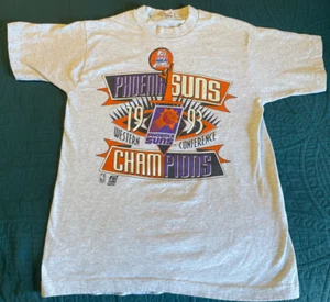Camiseta de Colección Años 90 Phoenix Suns 1993 Campeones de la Conferencia Oeste FOTL, M - Imagen 1 de 23
