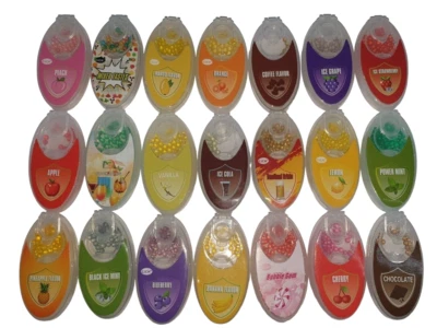 100pcs Cigarette Capsule Burst Mint And Other Flavour Beads UK Seller - Image 1 of 2