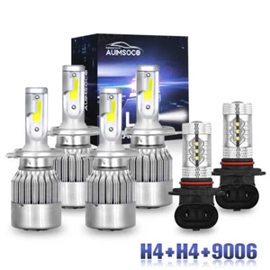 LED Fog Lights + Lamps Bulbs Kit For Toyota Tundra 2006-2003 2004 2005 2006 - Picture 1 of 12