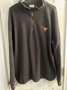 Texas Longhorns Viertel Reißverschluss Vlies Größe Large - Bild 1 von 4