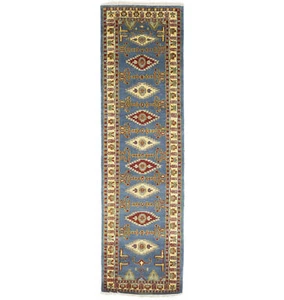 Tribal Kazak Runner Rug Oriental Carpet Hallway Kitchen Boho Décor 3X10 ft - Picture 1 of 12