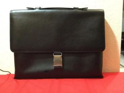 CALVIN KLEIN Black Briefcase/Attache Saffiano Leather MEN  - Image 1 of 4