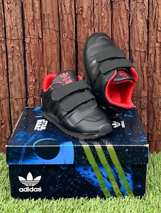 adidas ZX 700 Darth Vader toddler shoes sneakers US 7K UK 6.5K EUR 23.5 13.5cm - Picture 1 of 12