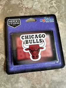 Chicago Bulls NBA Vintage Metal Pro Magnets Basket 3,5" Frigo 1998 NOS - Foto 1 di 8