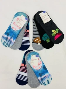 Calze donna xhilaration fodera vegetariana e tie-dye 9 paia / 9 pezzi taglia unica NUOVE - Foto 1 di 5
