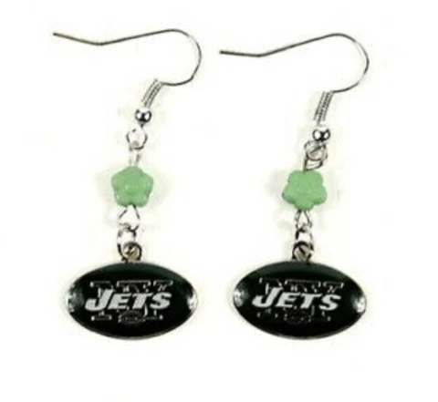 Nfl Team logo Sophie Earrings New York Jets Cover