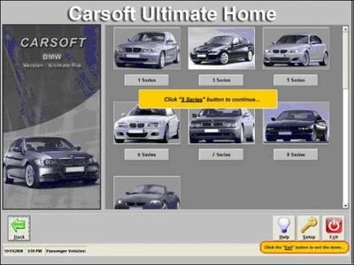 BMW Diagnostic SOFTWARE, Carsoft OEM V12 for all 1988 - 2008 BMW & Mini vehicles - Image 1 of 4