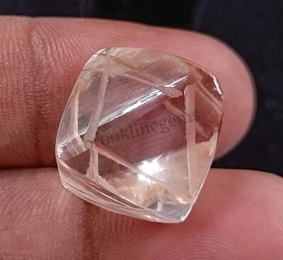 VVS1 CLARITY LAB GROWN 6.5CT CERTIFIED RAW DIAMOND FACET CVD LOOSE GEMSTONE R - Image 1 of 4