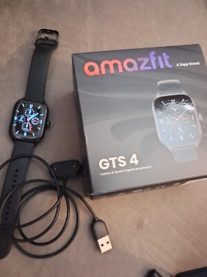 Amazfit GTS 4 43mm Cassa Infinite Black con Cinturino Infinite Black in... - Immagine 1 di 4