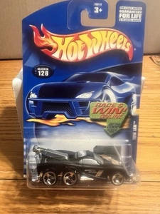 2002 Hot Wheels Tow Jam #128 Black RACE & WIN NOS - Picture 1 of 4