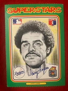 Davy Davey Dave 1976 Linnett Pee Wee Superstars #114 Los Angeles Dodgers Oddball - Imagen 1 de 4