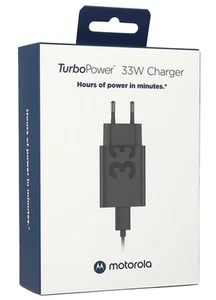CARICA BATTERIE 33W ORIGINALE MOTOROLA TURBOPOWER +CAVO EDGE 60 PRO FUSION ULTRA - Imagen 1 de 3